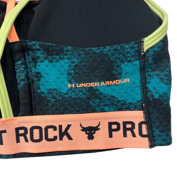 Under Armour Project Rock Crossback Sports Bra Large - Picture 6 of 13